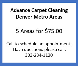 Carpet Cleaning 5 Areas $75